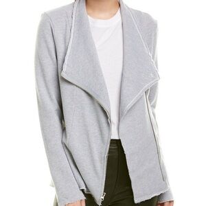 Michael Stars Anthropologie Grey gray Moto Jacket size small